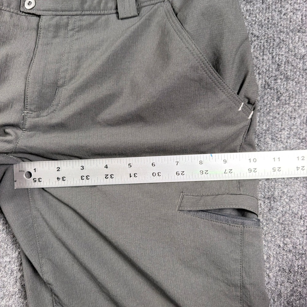 Columbia Silver Ridge Convertible Pants Womens 8 Gray Omni Shade Hiking Zip Off - Picture 14 of 16
